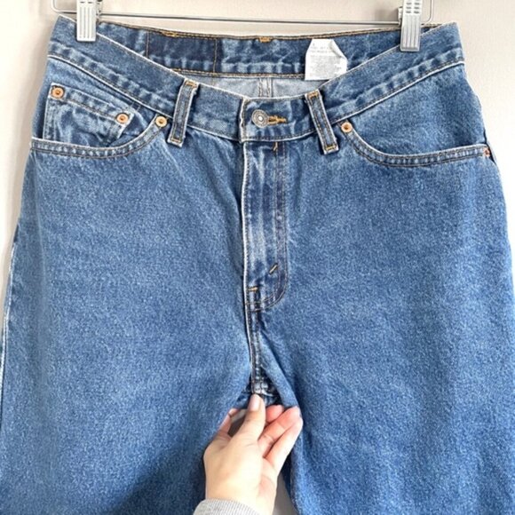 Vintage Levi's White Tab Straight Wider Leg Jeans - 10/28-29" Waist 👖 - Picture 2 of 12